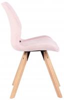 Stuhl Luna Samt pink 