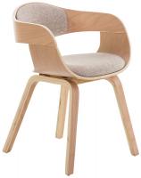 2er Set Stühle Kingston Stoff natura/creme 