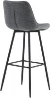 Barhocker Dartford Stoff dunkelgrau 