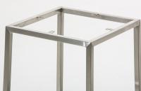 2er Set Barhocker Montreal 85 Stoff edelstahl dunkelgrau 