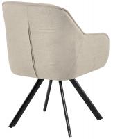 Stuhl Pettuli Stoff creme 