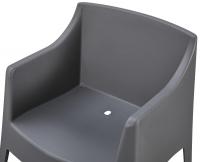 4er Set Stühle Bartal dunkelgrau 4er Set Stühle Bartal dunkelgrau