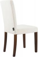 2er Set Esszimmerstuhl Ina Cord antik dunkel creme 