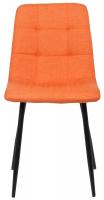 2er Set Esszimmerstuhl Tilde Stoff orange 