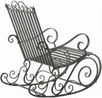 Schaukelstuhl Smilla anthrazit 