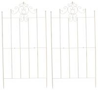 2er Set Rankgitter Paula antik-creme