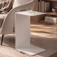 Beistelltisch Selby 60 cm weiß 
