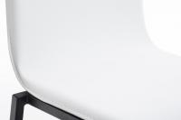 Barhocker Avola Leder Flach B78 weiß Barhocker Avola Leder Flach B78 weiß
