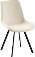 Esszimmerstuhl Lewes Samt creme 