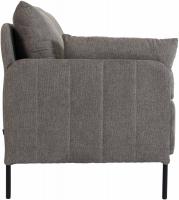 Ziden Couch 2 Sitzer Stoff taupe 