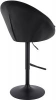 Barhocker London Samt schwarz schwarz 