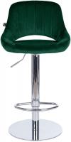 2er Set Barhocker HD Milet C Samt grün 
