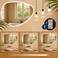 Badspiegel Almafie 65x75 mit Bluetooth klarglas 