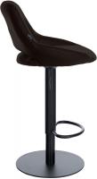 Barhocker HD Milet B Kunstleder braun 