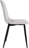 4er Set Esszimmerstühle Napier Samt creme 