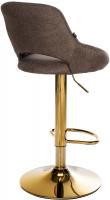 Barhocker Milet Stoff gold braun 