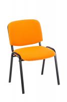 Besucherstuhl Ken Stoff orange