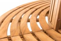 Baumbank Novum rund 200 cm teak 