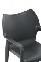 4er Set Stuhl Diva dunkelgrau 