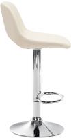 Barhocker Camden Kunstleder chrom creme 