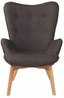 Lounger Durham Stoff dunkelgrau 