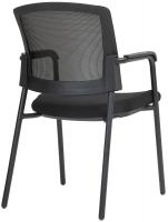 2er Set Besucherstuhl Volga schwarz 