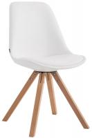 Besucherstuhl Laval Natura Square weiß 