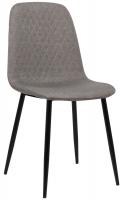 4er Set Stühle Giverny Stoff grau 
