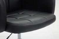 Lounger Los Angeles Kunstleder schwarz 