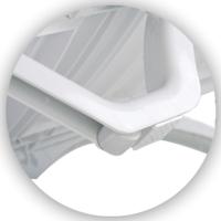 10er Set Sonnenliege Havana weiß 