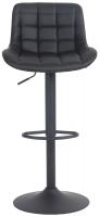 2er Set Barhocker Tover Kunstleder schwarz 