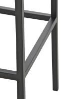 2er Set Barhocker Montreal 85 Kunstleder schwarz creme 