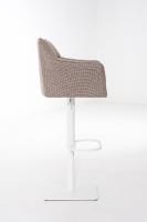 Barhocker Damaso W Stoff terrabraun 