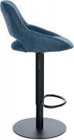 Barhocker HD Milet B Stoff blau 