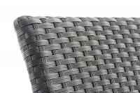 Polyrattan Stuhl Leonie schwarz 