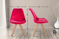 Stuhl Sofia Samt Square rot 