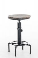 Stehtisch Lumos, Holz antik silber 