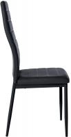 Esszimmerstuhl Mayfair Kunstleder schwarz 