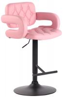 Barhocker Dublin schwarz pink
