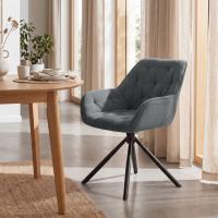 Esszimmerstuhl Rimio Cord grau Esszimmerstuhl Rimio Cord grau
