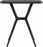 Tisch Becky eckig 72 x 72 cm schwarz Tisch Becky eckig 72 x 72 cm schwarz