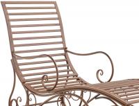 Gartenliege Amiens antik braun 