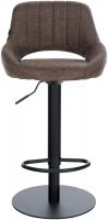 Barhocker HD Milet B Stoff braun 