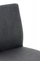 Barhocker Cadiz Stoff schwarz dunkelgrau 