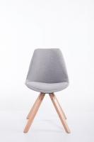 Besucherstuhl Toulouse Stoff Square natura (eiche) grau