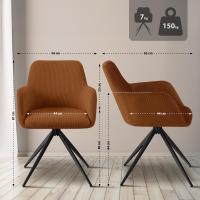 Esszimmerstuhl Olema Cord orange 