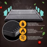 Grillplatte 48,5x32cm anthrazit Grillplatte 48,5x32cm anthrazit