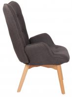 Lounger Durham Stoff dunkelgrau 