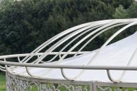 Dach für Luxus Pavillon Romantik 350 cm weiß 