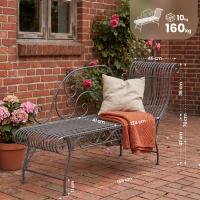  Gartenbank Karma  anthrazit 